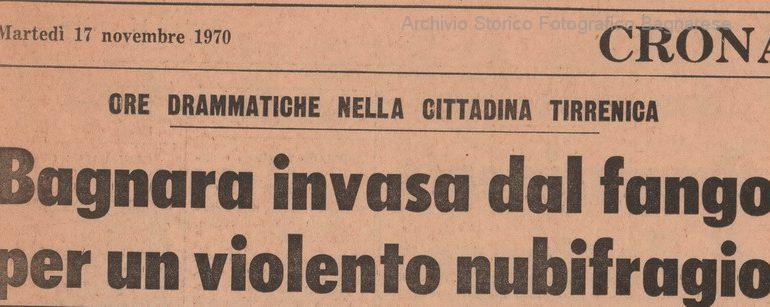gazzetta 17 novembre 1970 bagnara